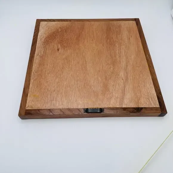 Wood Handcrafted Geometric Pattern Barn Quilt Will Hanging Art Piece - Picture 13 of 16